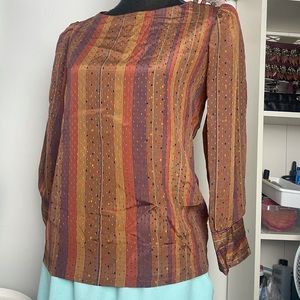 Vintage Striped Blouse